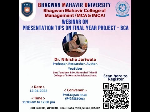 Project Presentation Tips - BCA Students