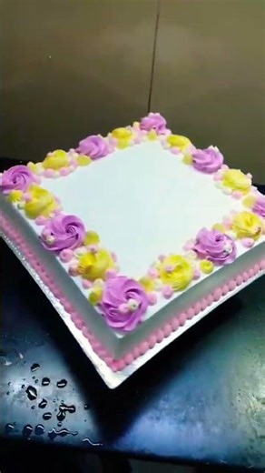 how to make simple square cake dosing