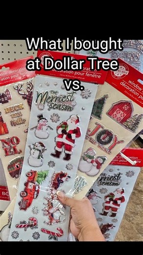 I love crafting with Dollar Tree decals! What do you think? #dollartreeecrafts #Christmas2025 #christmasdecor #christmascrafts #dollartreediy | DIY Beauty On Purpose