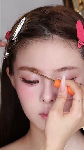 Sweet Peach K-Beauty Makeup Tutorial 🌸 ふんわりピーチメイク
