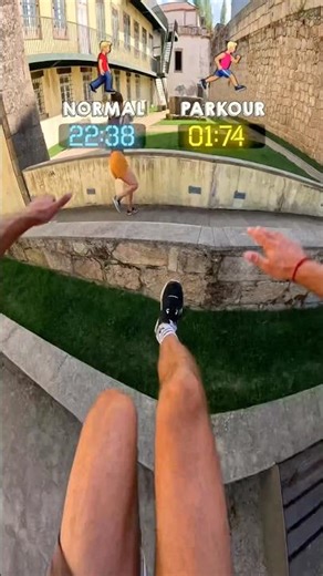 Normal VS Parkour POV with girlfriend ⚡️⏱️