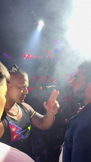 Yuv vs Nepali Bro Wrestling Match at Club Sixteen Pokhara