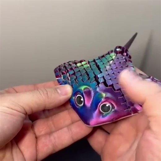 3D Printed Articulated Manta Ray Fidget Toy - Etsy
