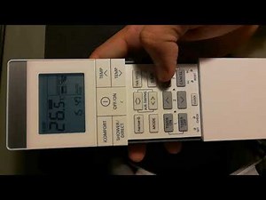 How to use Panasonic Sky Series AC Remote Controller