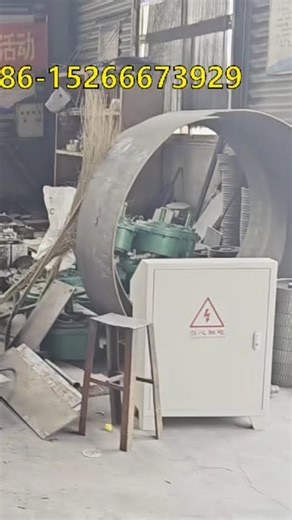 Concrete hollow block making machine in installation