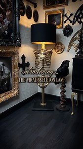 56K views · 1.5K reactions | The Skeleton Table Lamp made by us; The...