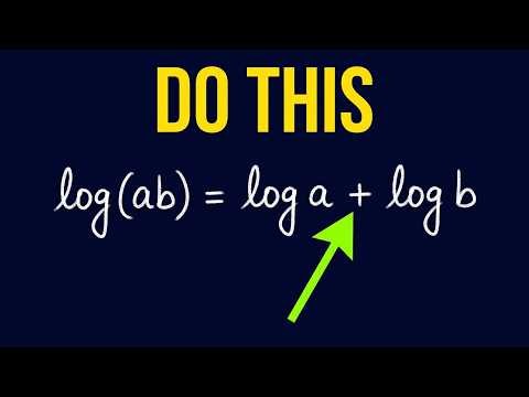 Simple tricks for doing log calculations WITHOUT LOG TABLE