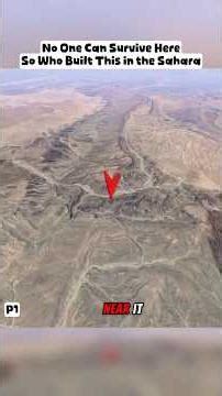 No one can Survives here so who builds this in the Sahara.#exploring #hiking #sahara #built