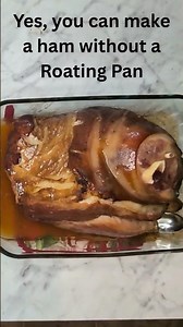 Yes, You CAN Make Ham Without a Roasting Pan (Easy Oven Method) #ham #easyrecipe