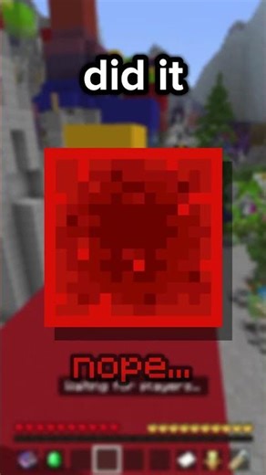 Land On The Diamond Block! 😳 #minecraft