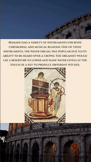 What were some famous Roman Instruments? The Water Organ #history #rome #ancienthistory