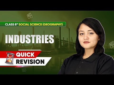 Class 8 Geography | Chapter-wise Quick Revision | Industries Chapter 4