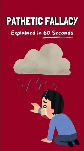Pathetic Fallacy Explained in 60 Seconds #writingshorts #shorts #writingtips