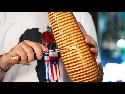 Como Tocar el Guiro!