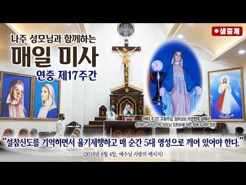 [매일미사] 2026년 7월 28일 연중 제17주간 화요일 미사