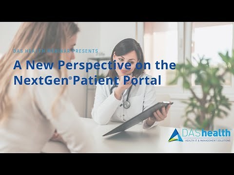 A New Perspective on the NextGen Patient Portal