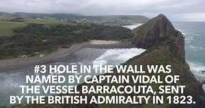 The Hole in The Wall is an unusual but beautiful natural arch and can...