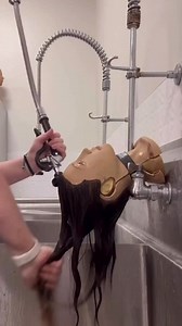 A great client experience often begins at the shampoo bowl. 🚿 More than just a rinse, a thorough, relaxing shampoo sets the stage for healthy, beautiful hair—while making clients feel cared for and pampered from the very first touch. 💆‍♀️ For students, mastering this essential service builds the foundation for stunning results and happy clients. 🌿 #CosmetologyStudent #BeautySchool #PivotPoint #LearnForward (🎥: @hair_to_envy) | Pivot Point International