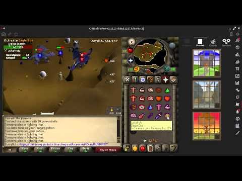 OSRS BLUE DRAGON CANNON GUIDE GOOD EXP!!!!