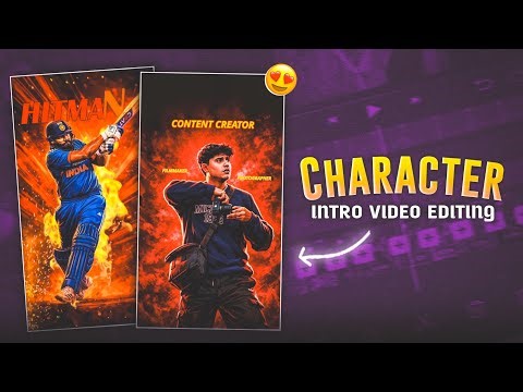 Character Intro Video Editing Tutorial😍 | Instagram Trending Character Intro Video Editing Tutorial