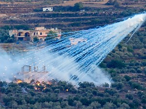 Israel’s buffer zone, created by bombing Lebanon with white phosphorous