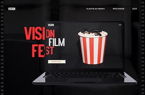 Vision Film Fest - UI/UX Web Design - Case Study - Vladyslav Hrubyi