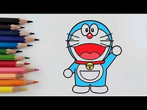 How to Draw Doraemon Step by Step | Easy Cartoon Drawing for Kids