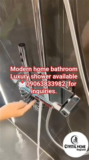 Modern home bathroom luxury and quality shower