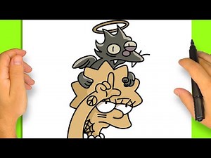 HOW TO DRAW LISA SIMPSON | Step by Step Simple and Easy