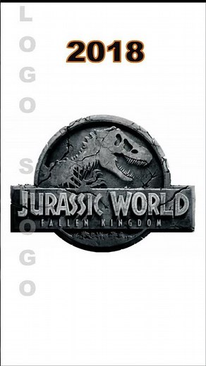 Jurassic Park Logo #5 Evolution #jurassicworld #shortsfeeds