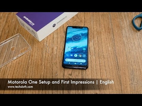Motorola One Setup and First Impressions | English