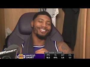 Marcus Smart PostGame Interview | San Antonio Spurs vs Los Angeles Lakers