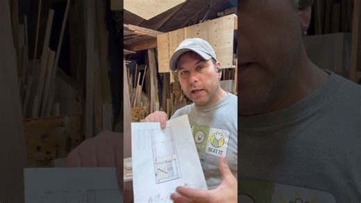 Label your cut pieces to avoid confusion #woodwork #diy #woodshop