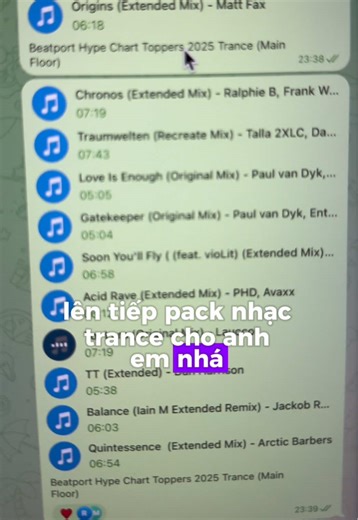 Pack Nhạc Trance Trên Telegram - Tham Gia Ngay!