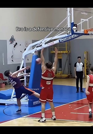 Bro Enjoys Playing Basketball with Fun Dunks