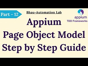 Appium Selenium Java | Master Appium TDD Framework with Page Object Model - Part 12