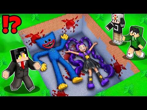 We Found the Scariest Buried LILY LOVEBRAIDS and POPPY PLAYTIME in MINECRAFT