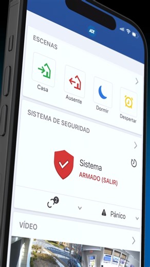 Descargá la nueva app ADT Interactive Security: más intuitiva, dinámica y renovada. Mirá cámaras en vivo, activá alarmas y gestioná todo desde tu celular. | ADT Argentina