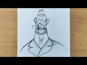 How To Draw A Man Smoking || Drawing For Beginners