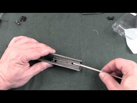 Replacing striker spring on a Glock 19