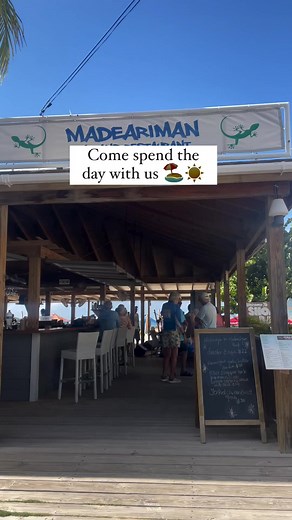 Come and spend the day with us at Madeariman Restaurant on gorgeous Shoal Bay East, Anguilla☀️🏖️😀. | Madeariman Restaurant