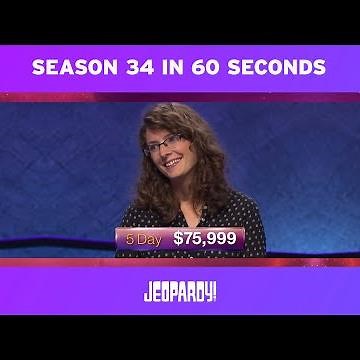 Jeopardy! Highlights: Season 34 in 60 Seconds | JEOPARDY!