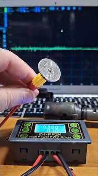 Inductive Probe of Variable Valve Timing (VVT) Solenoid Changing Magnetic Field.