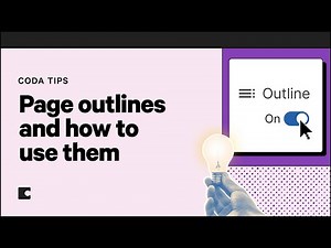 Page outlines and how to use them | Coda Tips