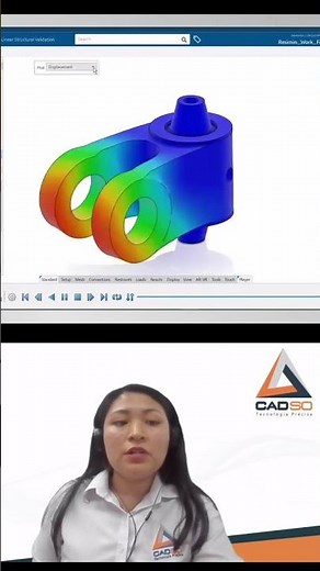 Deformación y Desplazamiento con SOLIDWORKS SIMULATION