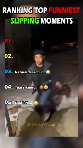 Ranking the Funniest Slipping Moments Ever 😂 | Try Not To Laugh #shorts