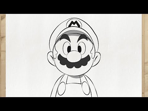 Comment dessiner MARIO BROS étape par étape et facilement tuto