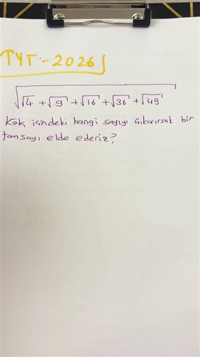 Bu soruyu çözebildiniz mi.! #yks2026 #yks #matematica #tyt #keşfet | math problem