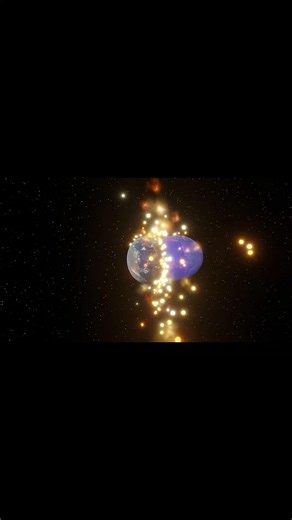Earth vs Anti-Earth #space #smartphone #planet #astronomy #universe #astro #saturn #animation