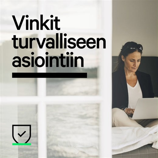 Miten asioit turvallisesti eri kanavissa? Lue vinkit osoitteessa https://www.aktia.fi/turvallisuus Turvallisin tapa kirjautua esimerkiksi Aktian verkkopankkiin on itse kirjoittaa selaimen osoitekenttään Aktian verkkosivuosoite tai käyttää Aktian Mobiilipankkia. Älä koskaan siirry verkkopankkiin sähköpostilla tulleen linkin tai hakukoneiden hakutulosten kautta. *** Hur sköter du dina ärenden tryggt i olika kanaler? Läs tipsen på https://www.aktia.fi/trygga-ärenden Till exempel är det säkraste sät